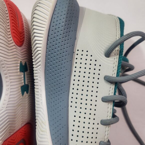 Under Armour 3Zero 3 GS HAlo Gray Teal SC Curry Basketball Shoe Size 12K - Picture 12 of 13